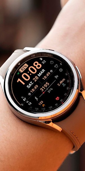 AMOLED Arc Watch face Screenshot 2