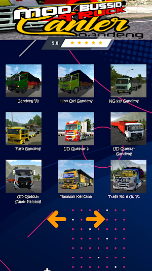 Mod Bussid Truk Canter Gandeng Screenshot 2