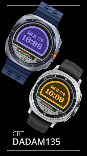 DADAM135: Retro CRT Watch Face Screenshot 0