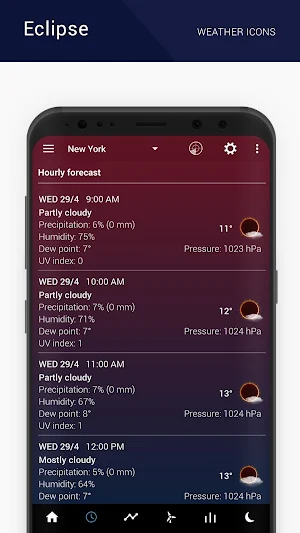 Eclipse weather icons Screenshot 3