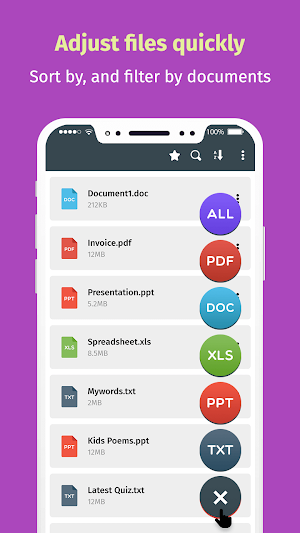 Document Manager: Free Office Suite Screenshot 2