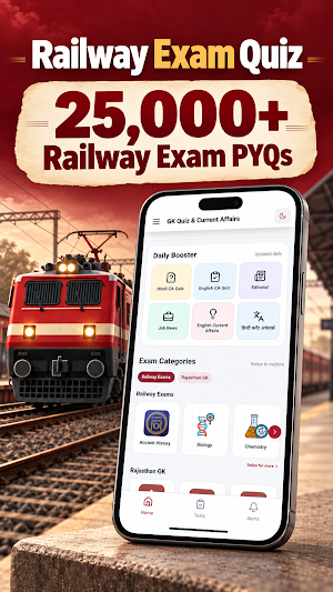 Railway Exam Quiz Screenshot 0