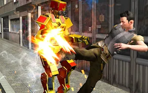 Robot Kung Fu v Street Fighter Screenshot 3