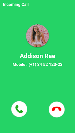 📞Addison Rae Video Call Simulator Screenshot 3