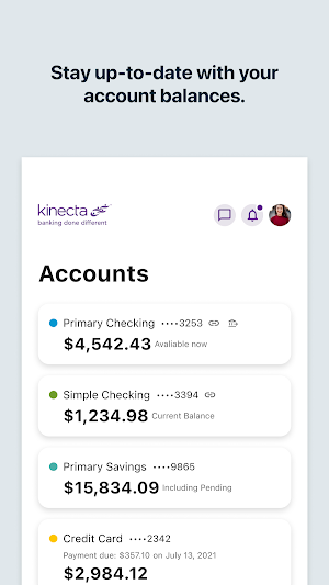 Kinecta Mobile Banking Screenshot 1