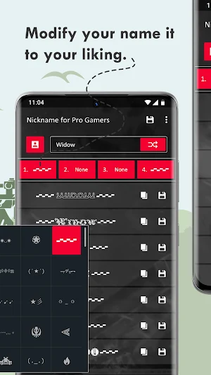 Nickname for Pro Gamers: Stylish Symbol & Letters Screenshot 3