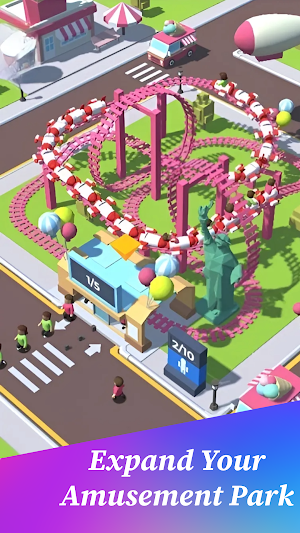 Idle Amusement Park Tycoon Screenshot 1