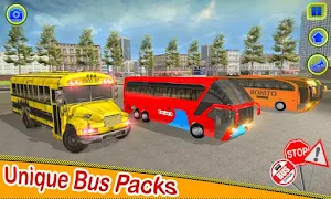 School Bus Driving Games : City Coach Bus Driver Screenshot 3
