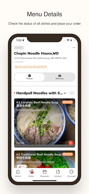 Chopin Noodle House Screenshot 1