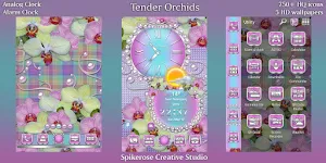 Tender Orchids theme Screenshot 0