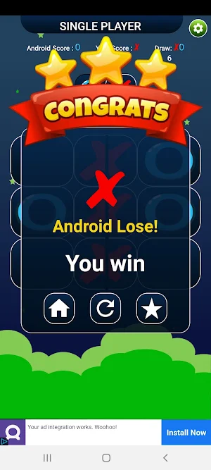 Tic Tac Toe oxo game Screenshot 3