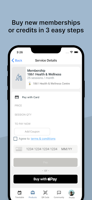 1861 Health & Wellness Centre Screenshot 1