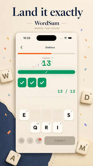 WordSum — Words That Count Screenshot 2
