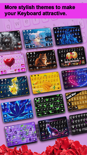 Stylish Melting Heart Keyboard Screenshot 2
