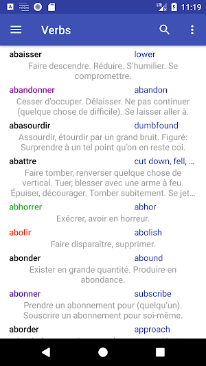 Conjugaison Française Screenshot 0