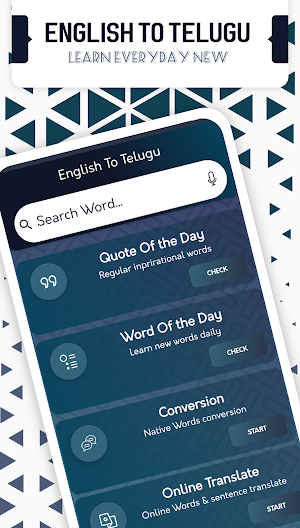 English to Telugu Translator Screenshot 1