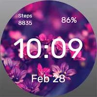 Beautiful Flowers - Watch Face