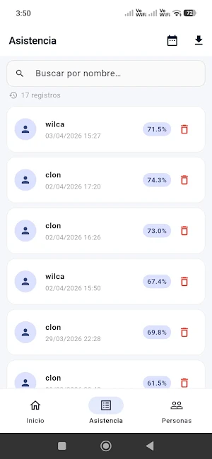 Face Attend Screenshot 2