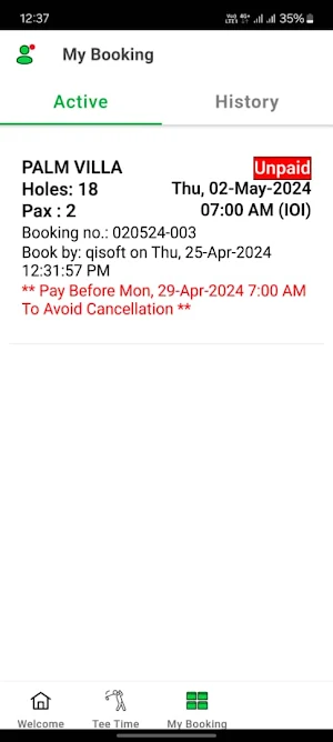 TeeOff PalmVilla Screenshot 3