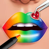 Lip Art Salon: DIY Makeup Game