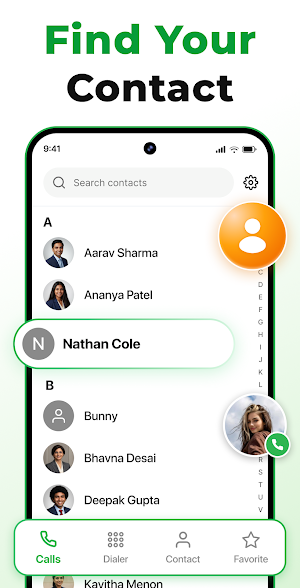 Phone calls - Contacts Screenshot 2