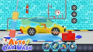 Kids Car Wash Service Auto Workshop: Fun Game Screenshot 0