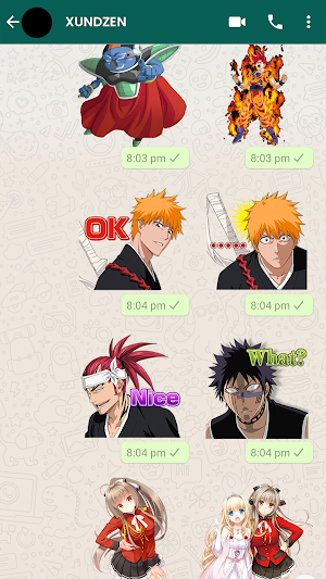 Anime Stickers - WAStickerApps Stickers Anime Screenshot 1