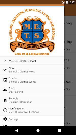 M.E.T.S. Charter School Screenshot 0