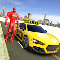 Superhero Taxi Car Driving Simulator - Taxi Games
