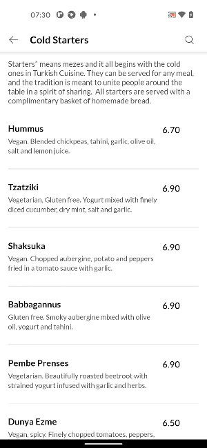 DunyaRestaurant TurkishCuisine Screenshot 3