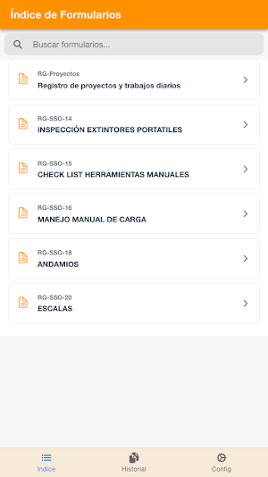 HSEQ Checklist Screenshot 0