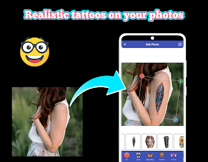 Tattoo Simulator - Fake Tattoo Screenshot 0