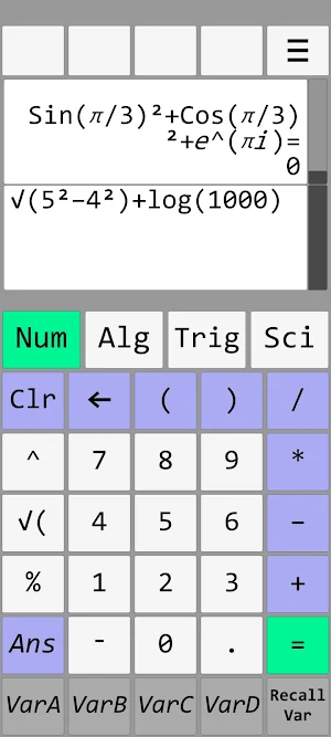 Universal Calculator (beans) Screenshot 0