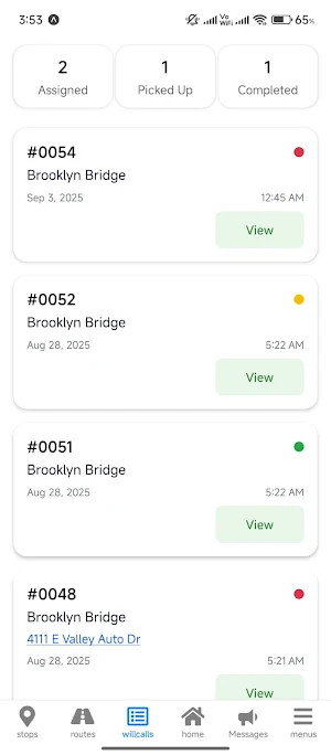 Routegenius Driver Screenshot 0