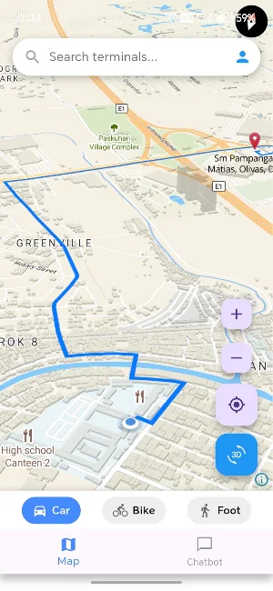 Mappaterminal Screenshot 2