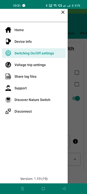NatureSwitch Lux-Timer Screenshot 2