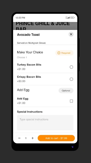 Prince Grill & Juice Bar Screenshot 3