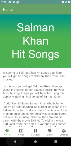 Salman Khan Hit Songs Screenshot 1