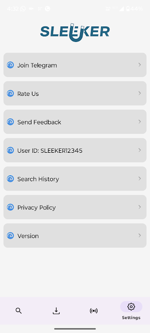 Sleeker - Torrent Search Screenshot 3