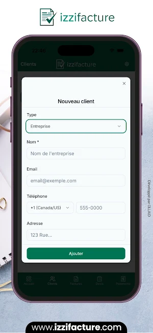 IzziFacture Screenshot 2