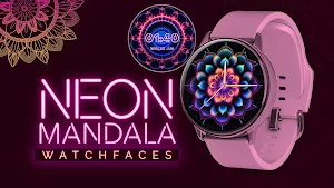 Neon Mandala Watch Faces Screenshot 0