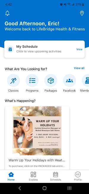 LifeBridge Health & Fitness Screenshot 1