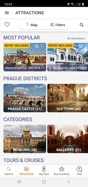Prague CoolPass Screenshot 1