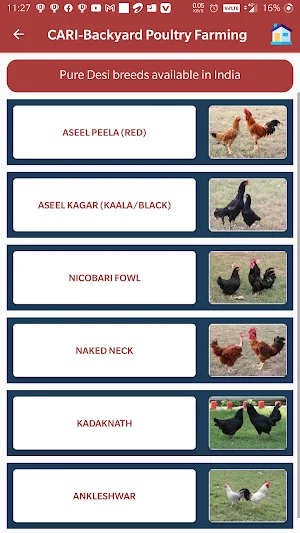 Backyard Poultry Farming App Screenshot 2