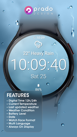 Current Weather Watch Face Screenshot 2