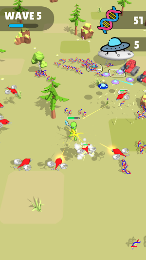 Army VS Alien 3D: UFO Fight Screenshot 3