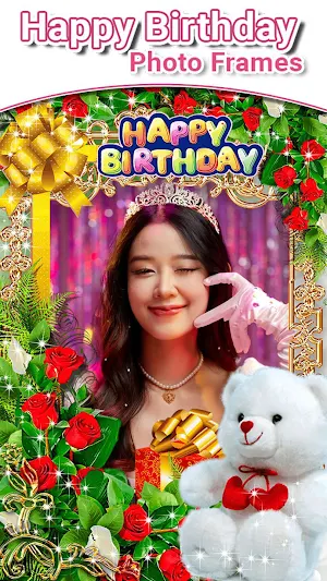 Birthday Photo Frame Maker Screenshot 0