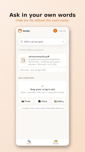 Stowby Screenshot 1