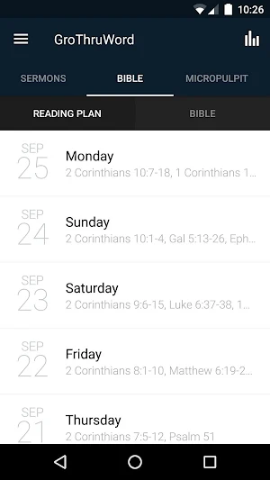 Growing through God's Word Screenshot 1
