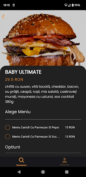 Carul cu burgeri Screenshot 2